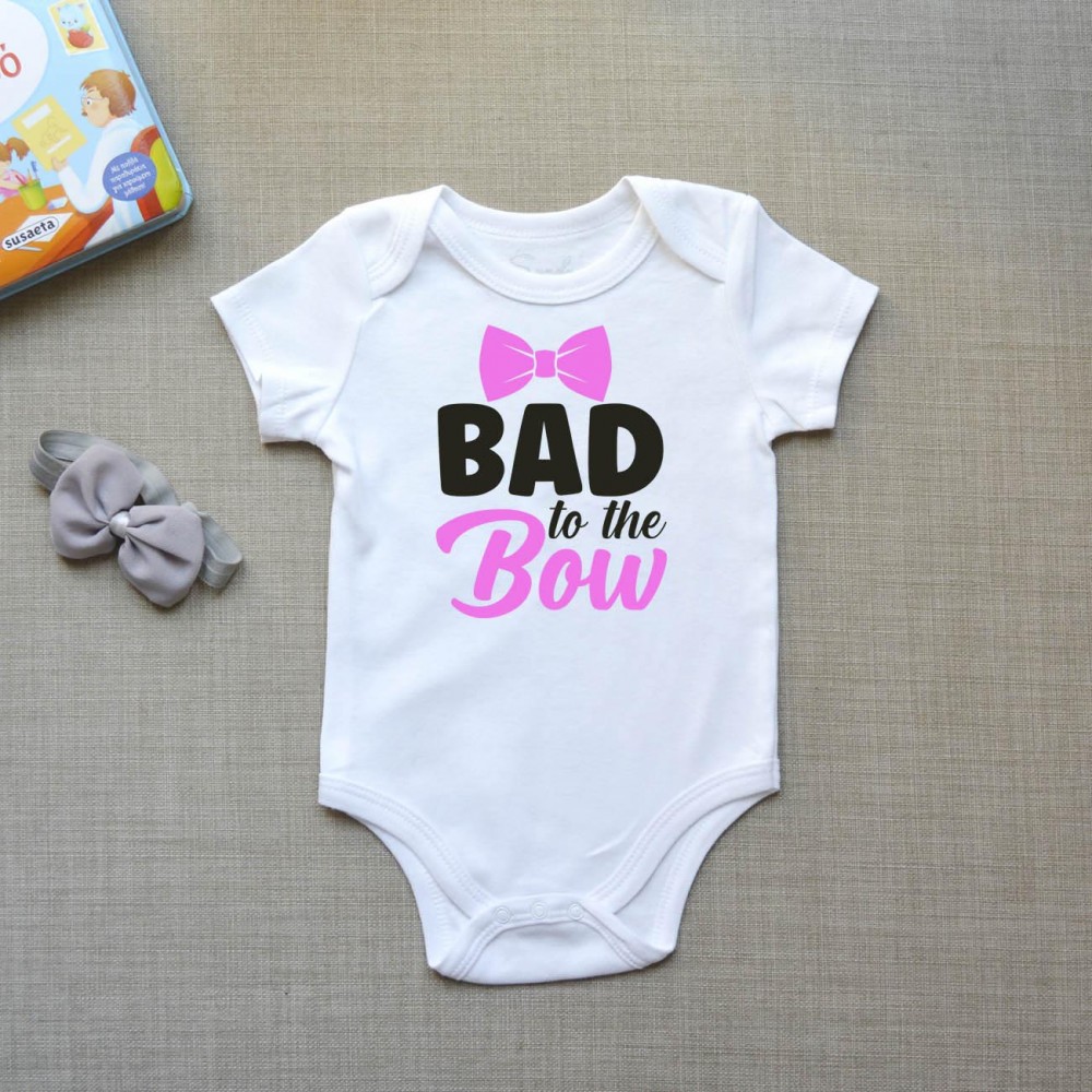 Φορμάκι Βρεφικό Bad To Bow Pink Παιδικά