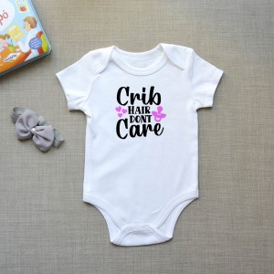 Φορμάκι Βρεφικό Crib Hair Don't Care Ροζ Παιδικά