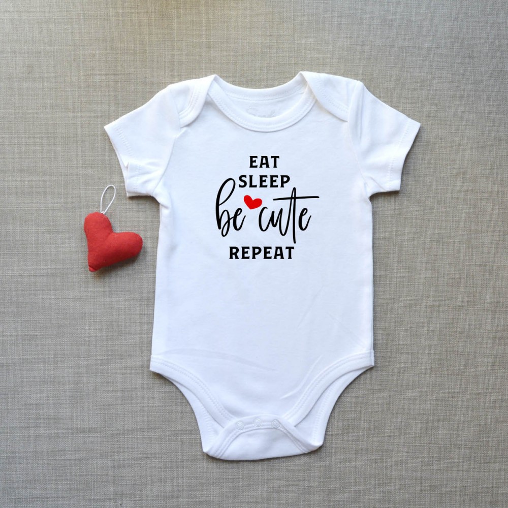 Φορμάκι Βρεφικό Eat Sleep Be Cute Repeat Παιδικά