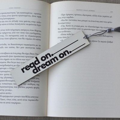 Σελιδοδείκτης Μεγάλος Read On Dream On