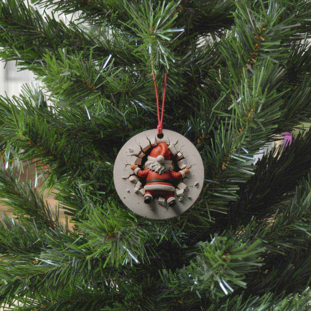 Χριστουγεννιάτικο Στολίδι MDF Secret Camera Εποχιακά