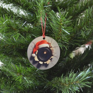 Χριστουγεννιάτικο Στολίδι MDF Secret Camera Εποχιακά