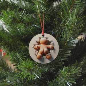 Χριστουγεννιάτικο Στολίδι MDF GingerMan Εποχιακά