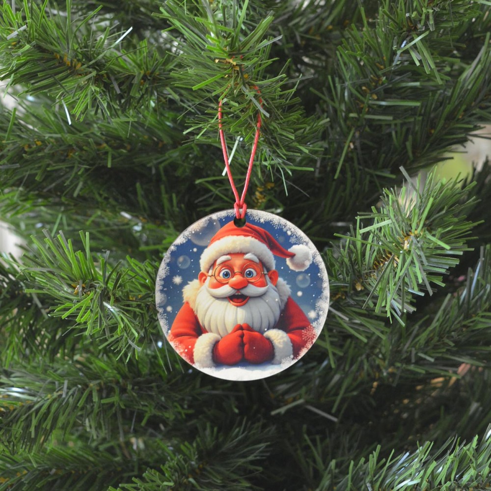 Χριστουγεννιάτικο Στολίδι MDF Άγιος Βασίλης 2 Εποχιακά