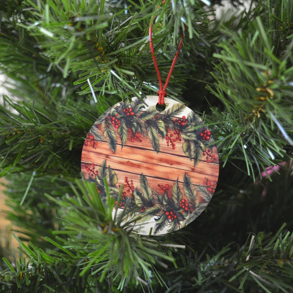 Χριστουγεννιάτικο Στολίδι MDF Socks with 2 Names Εποχιακά