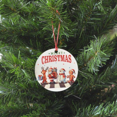 Χριστουγεννιάτικο Στολίδι MDF Merry Christmas