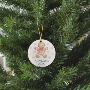 Χριστουγεννιάτικο Στολίδι MDF 1st Christmas GingerMan Εποχιακά