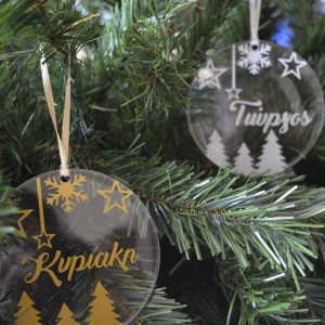 Χριστουγεννιάτικο Στολίδι Ακρυλικό Αστέρια Εποχιακά