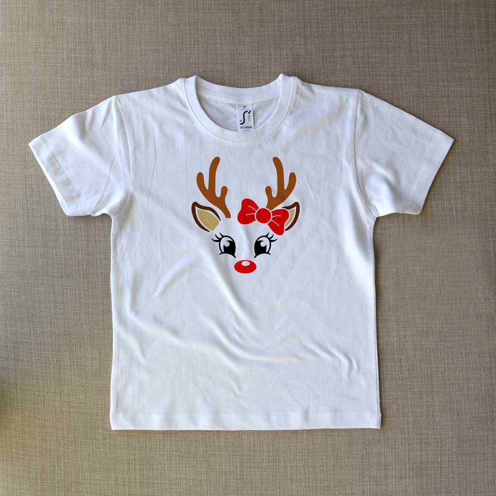 Μπλούζα Παιδική Ταρανδάκι με Φιόγκο Μπλούζες