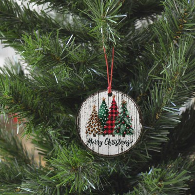 Χριστουγεννιάτικο Στολίδι MDF Merry Christmas