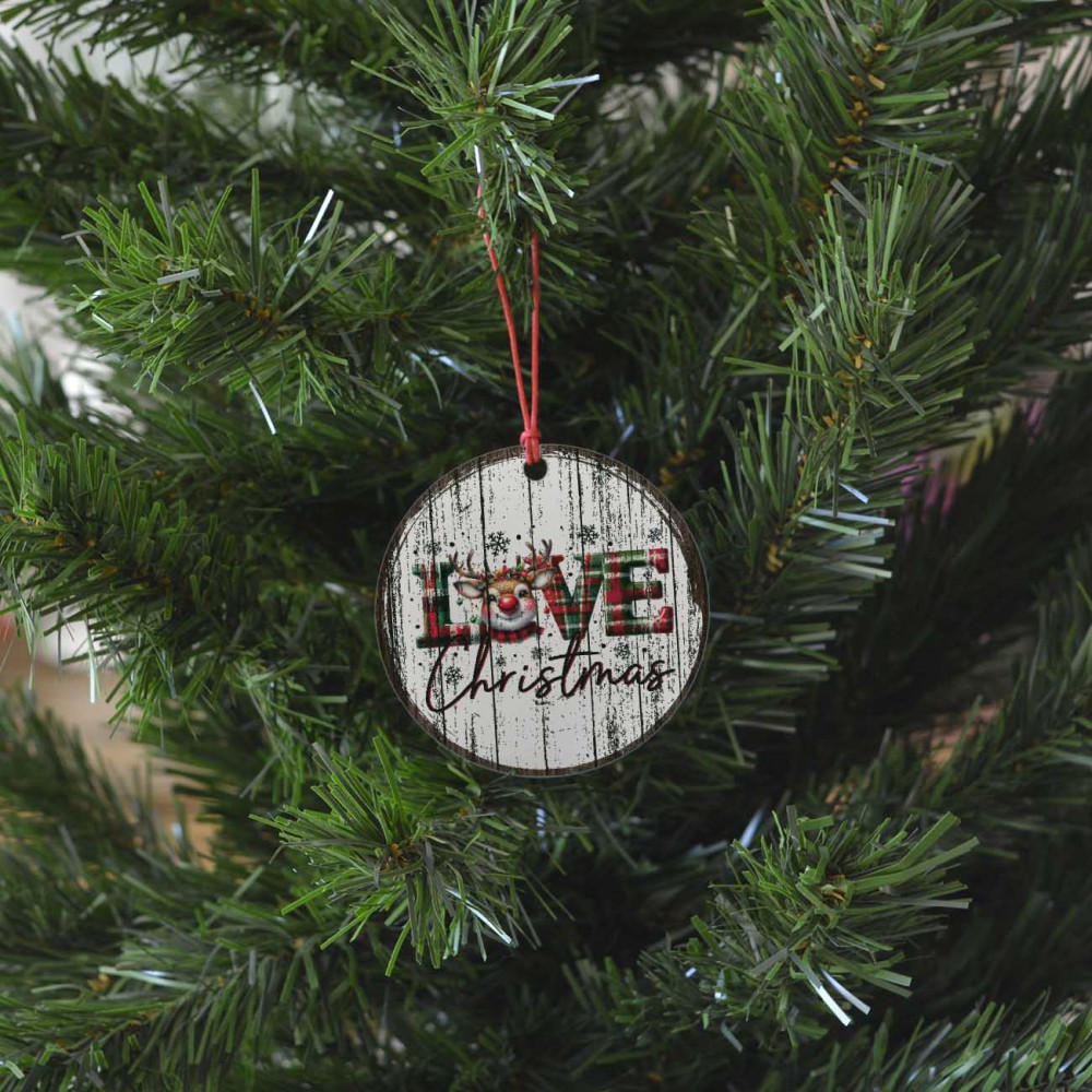 Χριστουγεννιάτικο Στολίδι MDF Love Christmas Εποχιακά