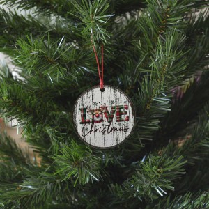 Χριστουγεννιάτικο Στολίδι MDF Love Christmas Εποχιακά