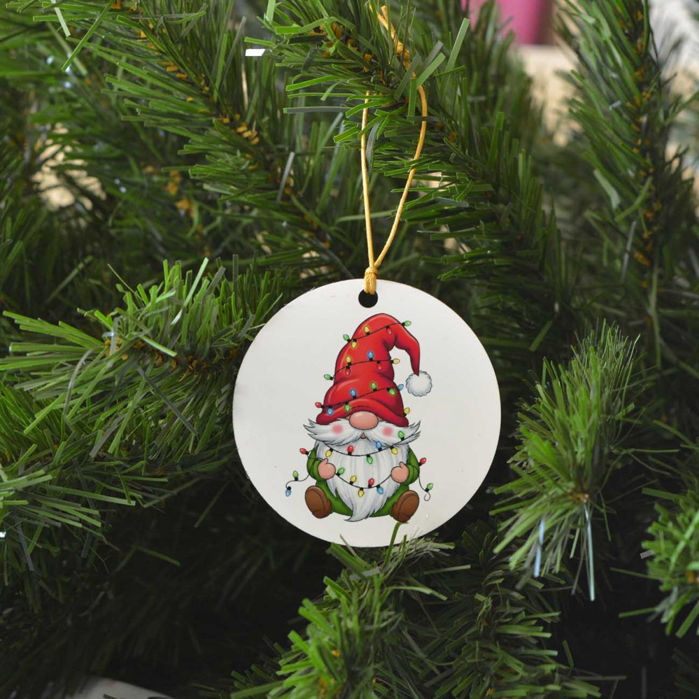 Χριστουγεννιάτικο Στολίδι MDF Gnome Εποχιακά