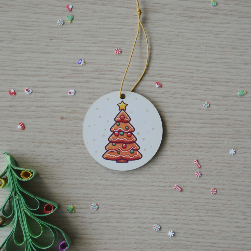 Χριστουγεννιάτικο Στολίδι MDF Δένδρο Εποχιακά