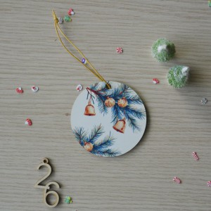 Χριστουγεννιάτικο Στολίδι MDF Christmas Decorations Εποχιακά