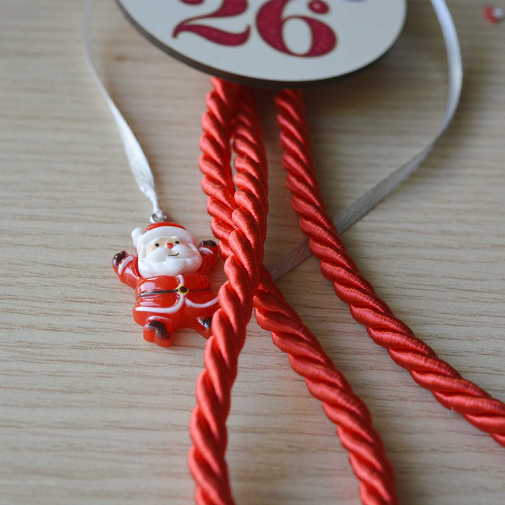 Χειροποίητο Γούρι 2026 with Santa Εποχιακά