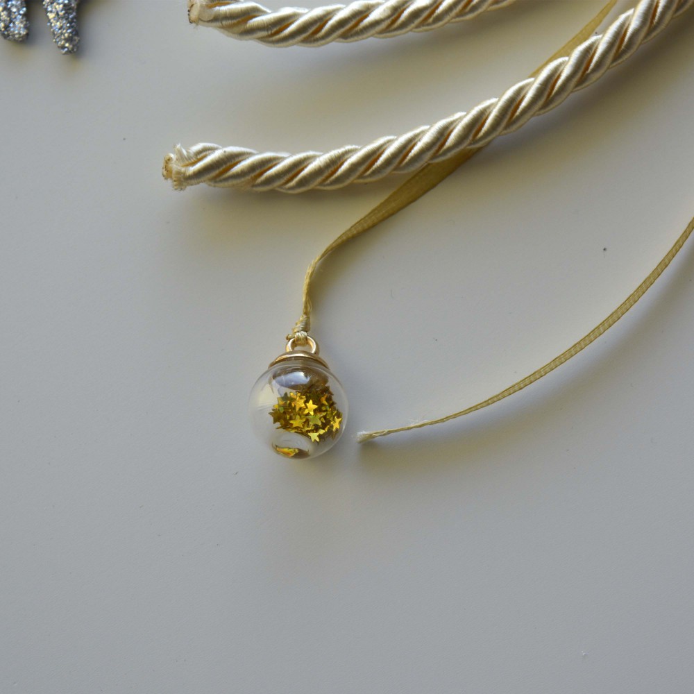 Χειροποίητο Γούρι Happy New Year Χρυσό Εποχιακά