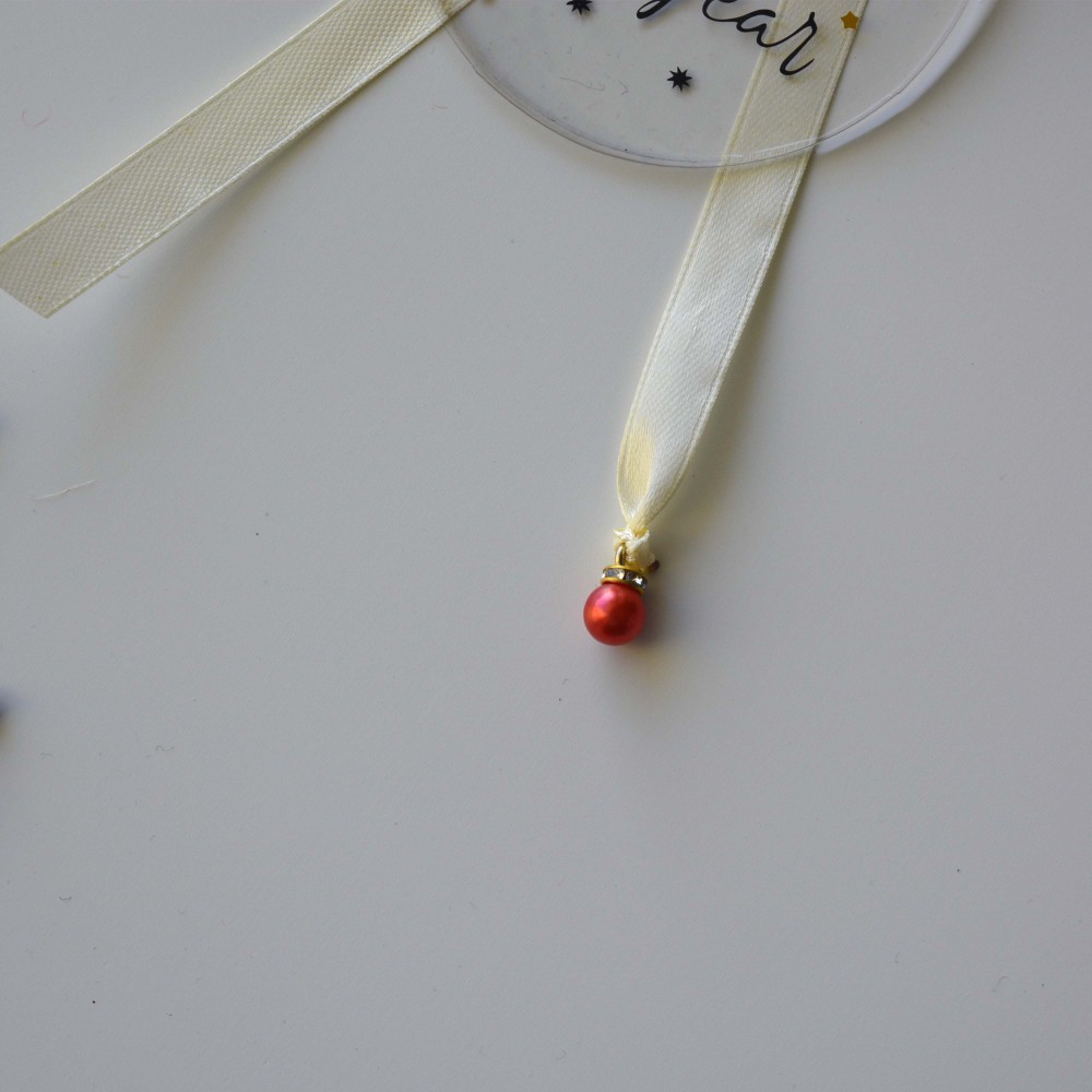 Χειροποίητο Γούρι Happy New Year Χρυσό 2 Εποχιακά