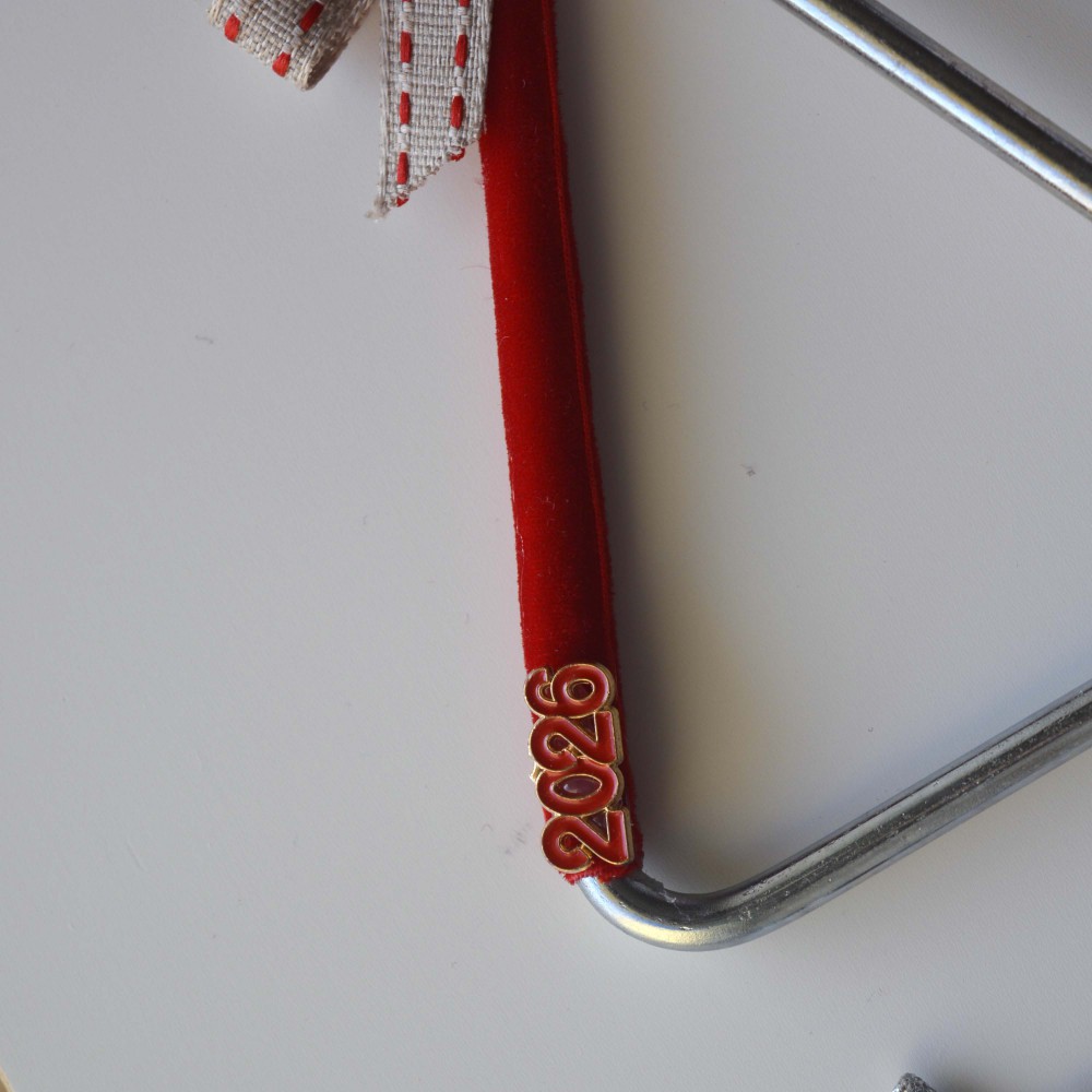 Χειροποίητο Γούρι Τρίγωνο Άγιος Βασίλης Εποχιακά