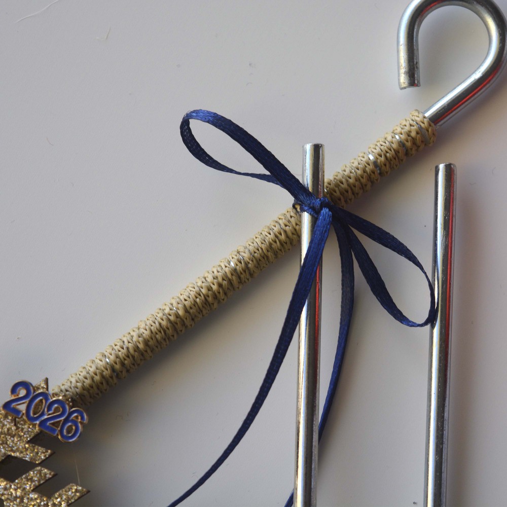 Χειροποίητο Γούρι Τρίγωνο Χιονονιφάδα Εποχιακά