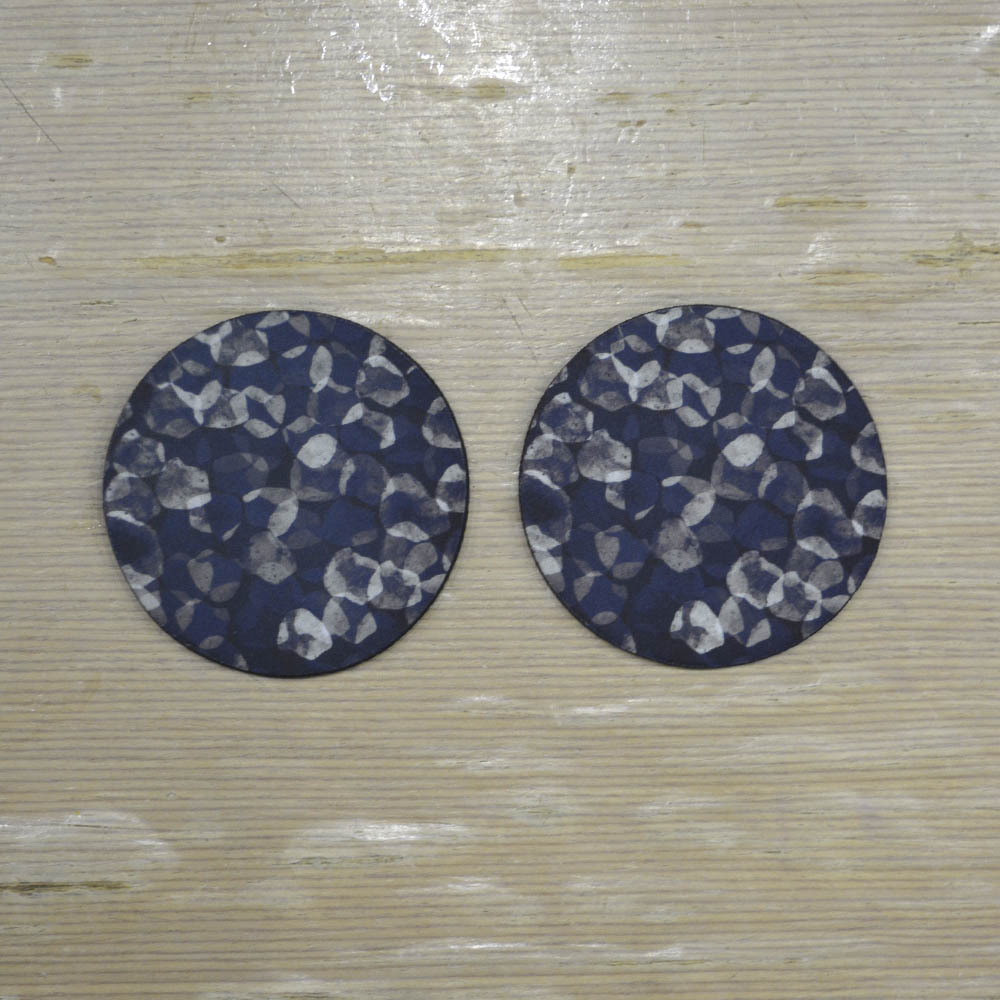 Σουβέρ Σετ 2 Τεμαχίων Στρογγυλά Blue Δώρα