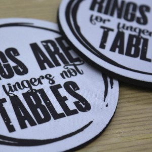 Σουβέρ Σετ 2 Τεμαχίων Στρογγυλά Coffee Rings Δώρα