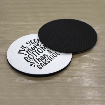 Σουβέρ Σετ 2 Τεμαχίων Στρογγυλά I've Seen More Bottoms