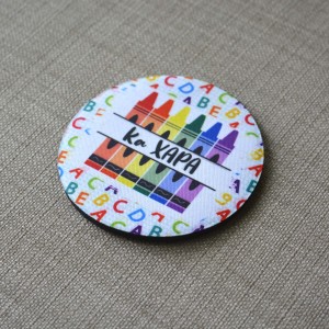 Σουβέρ Σετ 2 Τεμαχίων Στρογγυλά Pencils 2 Δώρα