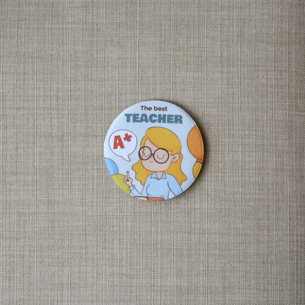 Σουβέρ Σετ 2 Τεμαχίων Στρογγυλά The Best Teacher Δώρα