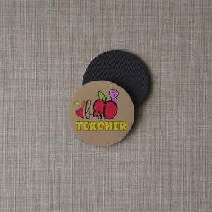 Σουβέρ Σετ 2 Τεμαχίων Στρογγυλά Best Teacher Δώρα