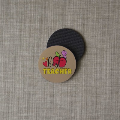 Σουβέρ Σετ 2 Τεμαχίων Στρογγυλά Best Teacher