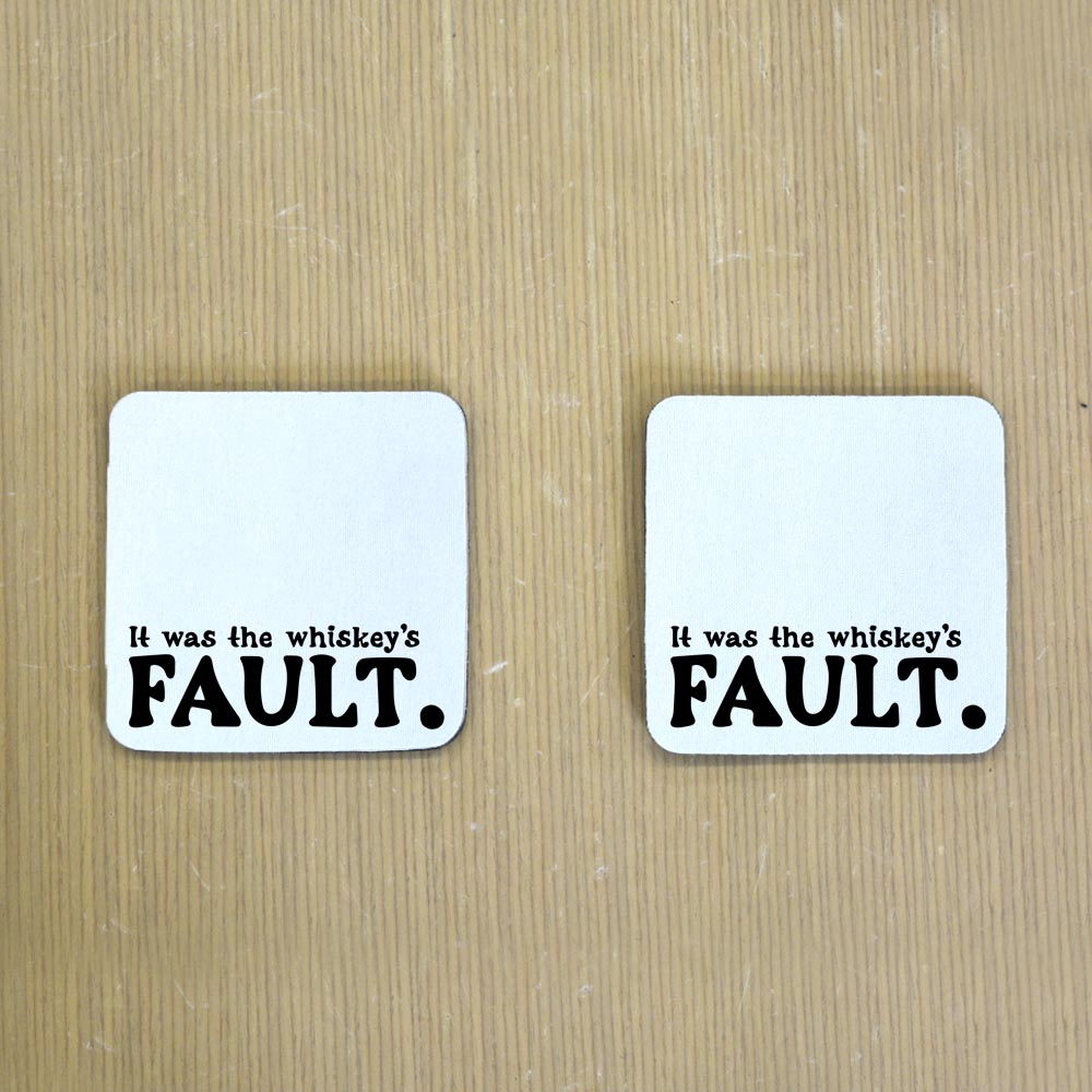 Σουβέρ Σετ 2 Τεμαχίων Τετράγωνα It's The Whiskey Δώρα