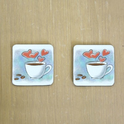 Σουβέρ Σετ 2 Τεμαχίων Τετράγωνα Coffee Love