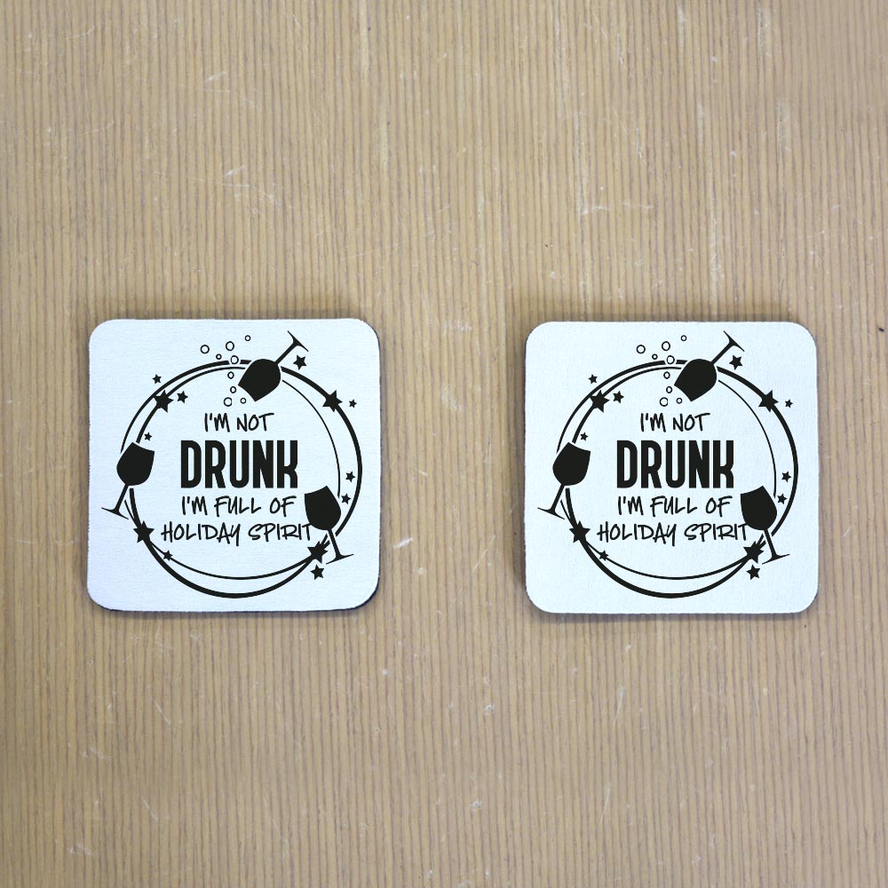 Σουβέρ Σετ 2 Τεμαχίων Τετράγωνα I'm Not Drunk Δώρα