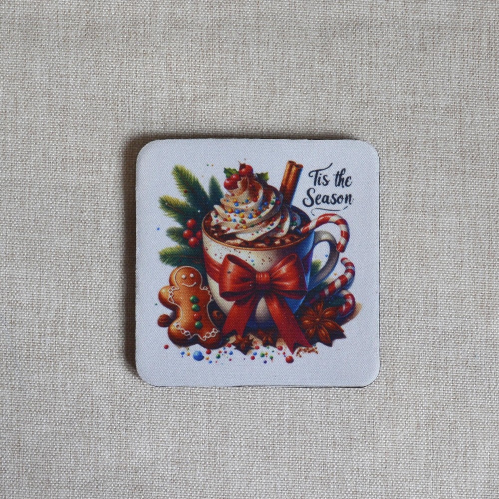 Σουβέρ Σετ 2 Τεμαχίων Τετράγωνα Tis The Season Δώρα