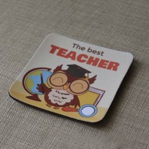 Σουβέρ Σετ 2 Τεμαχίων Τετράγωνα Teacher Δώρα