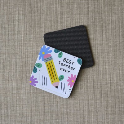 Σουβέρ Σετ 2 Τεμαχίων Τετράγωνα Best Teacher Ever