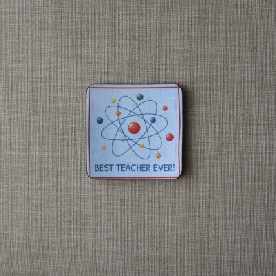 Σουβέρ Σετ 2 Τεμαχίων Τετράγωνα Best Teacher Ever 2