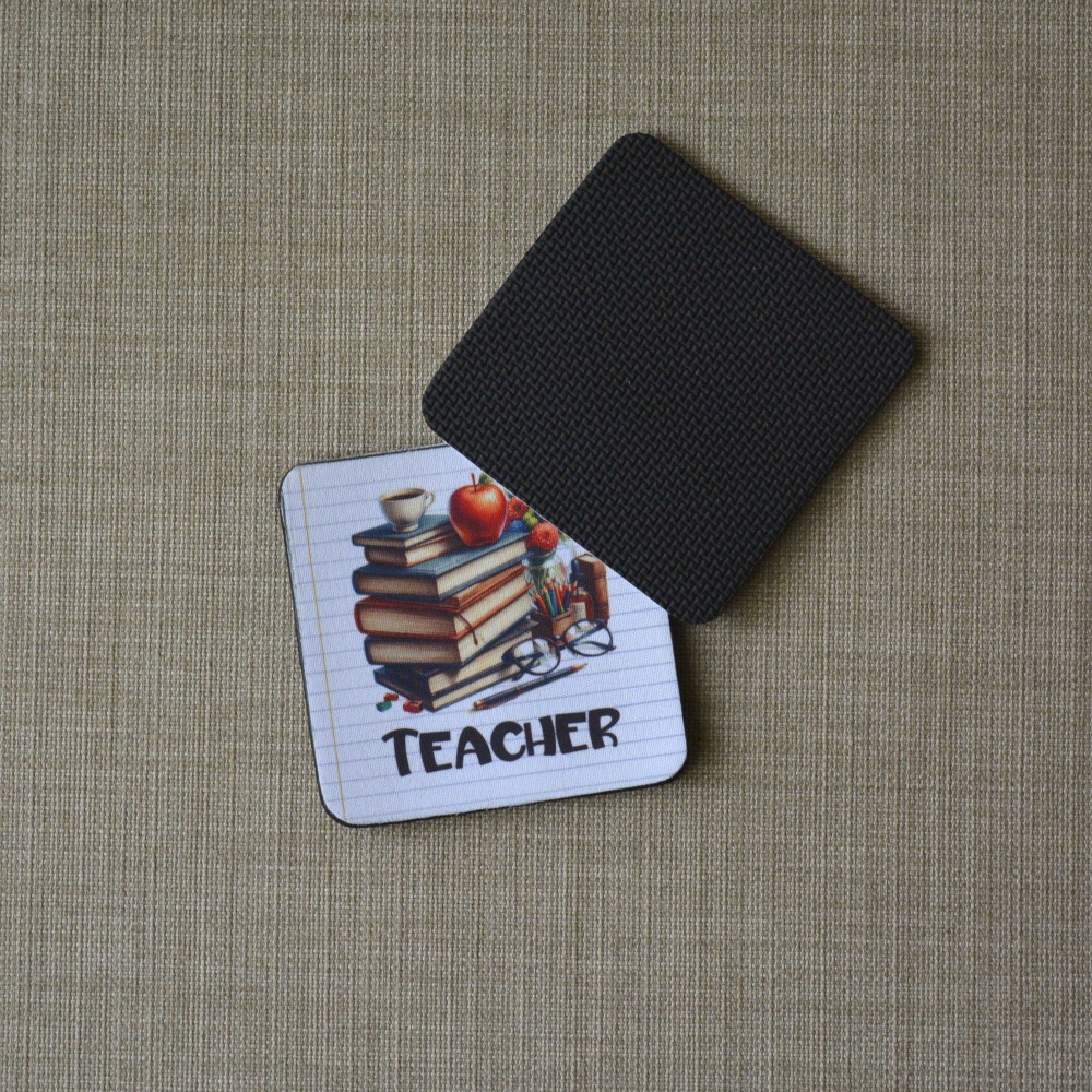 Σουβέρ Σετ 2 Τεμαχίων Τετράγωνα Teacher Books Δώρα