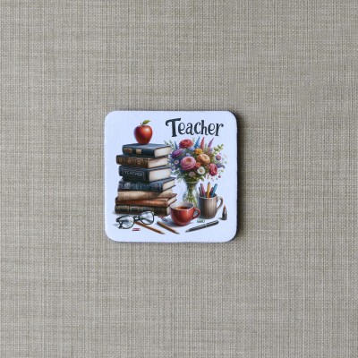 Σουβέρ Σετ 2 Τεμαχίων Τετράγωνα Teacher Books 3