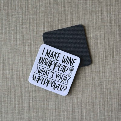 Σουβέρ Σετ 2 Τεμαχίων Τετράγωνα I Make Wine Disappear