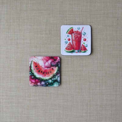 Σουβέρ Σετ 2 Τεμαχίων Τετράγωνα Watermelon