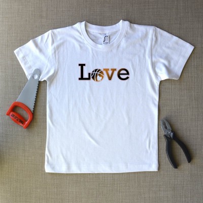 Μπλούζα Παιδική Love Basketball