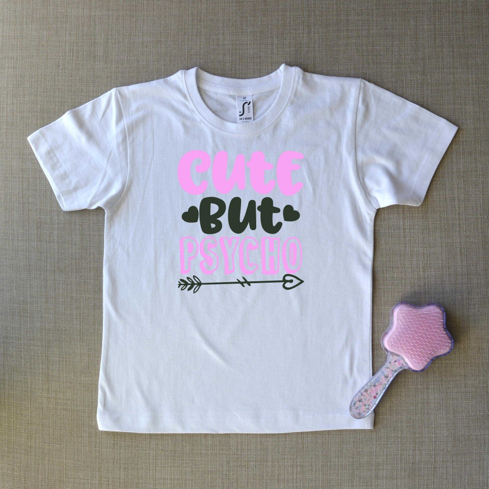 Μπλούζα Παιδική Cute But Psycho Μπλούζες