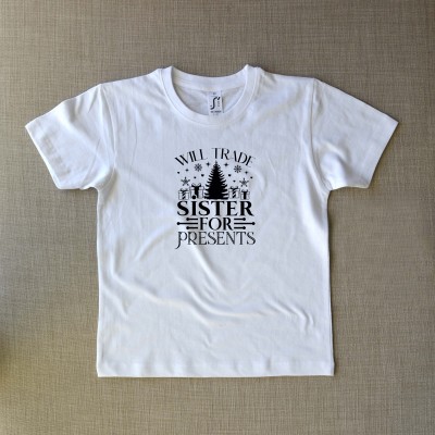 Μπλούζα Παιδική Will Trade Sister For Presents