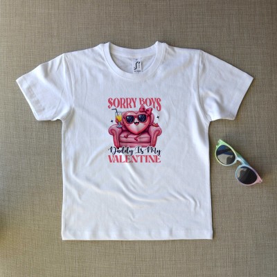 Μπλούζα Παιδική Sorry Boys Daddy Is My Valentine