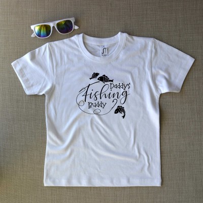 Μπλούζα Παιδική Daddy's Fishing Buddy