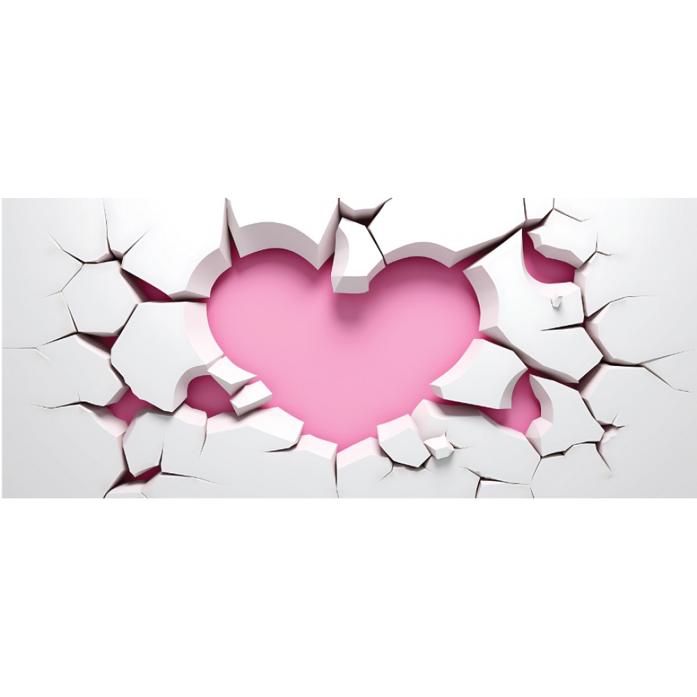 Κούπα Heart Pink Cracked Mug Κούπες