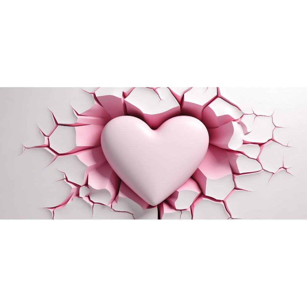 Κούπα Heart Pink Stone Cracked Mug Κούπες