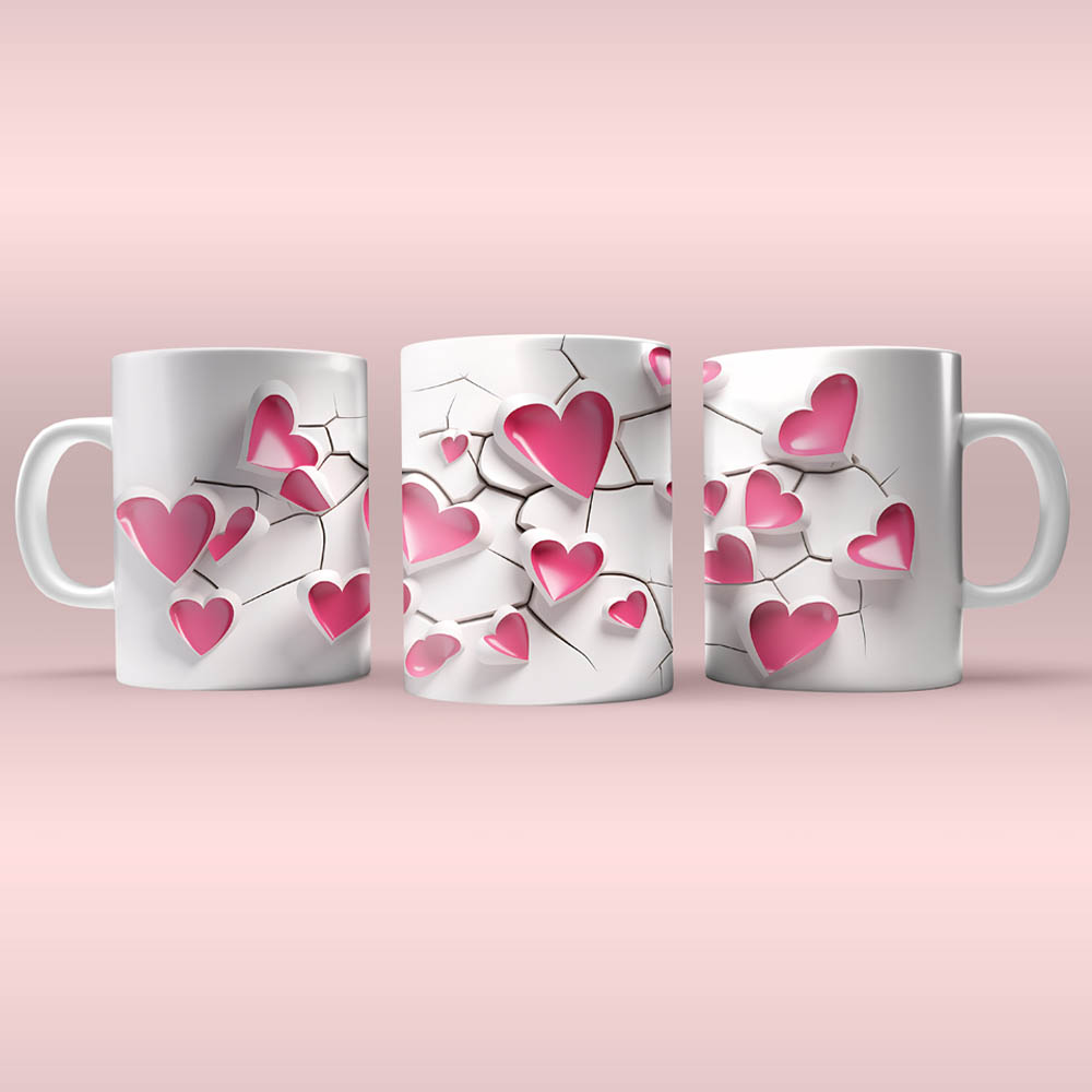 Κούπα Little Fucshia Hearts Κούπες